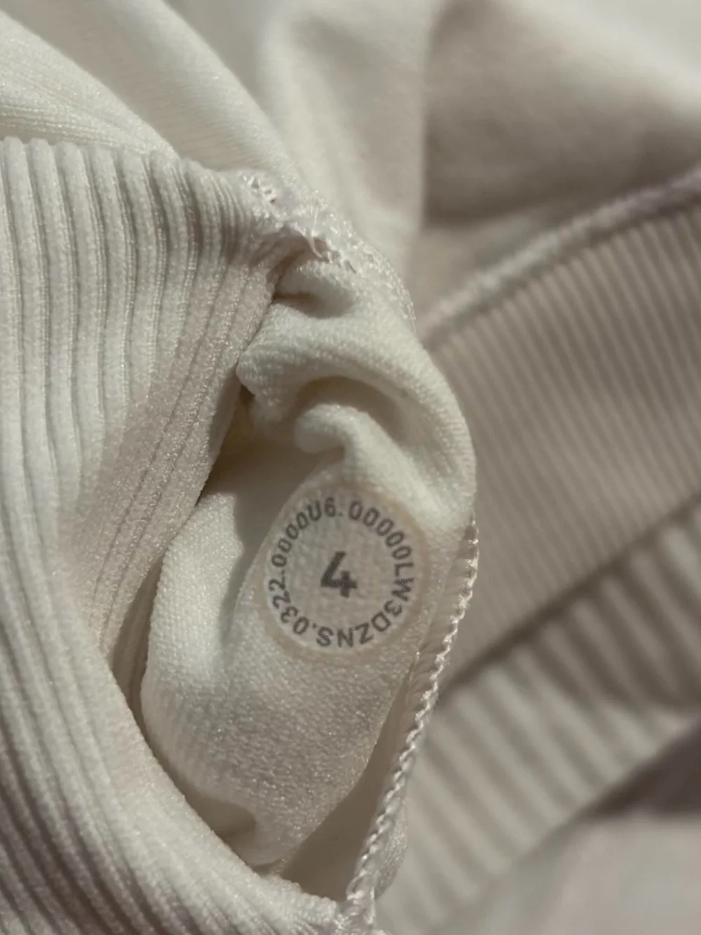 Lululemon White Ebb to Street Long Sleeve